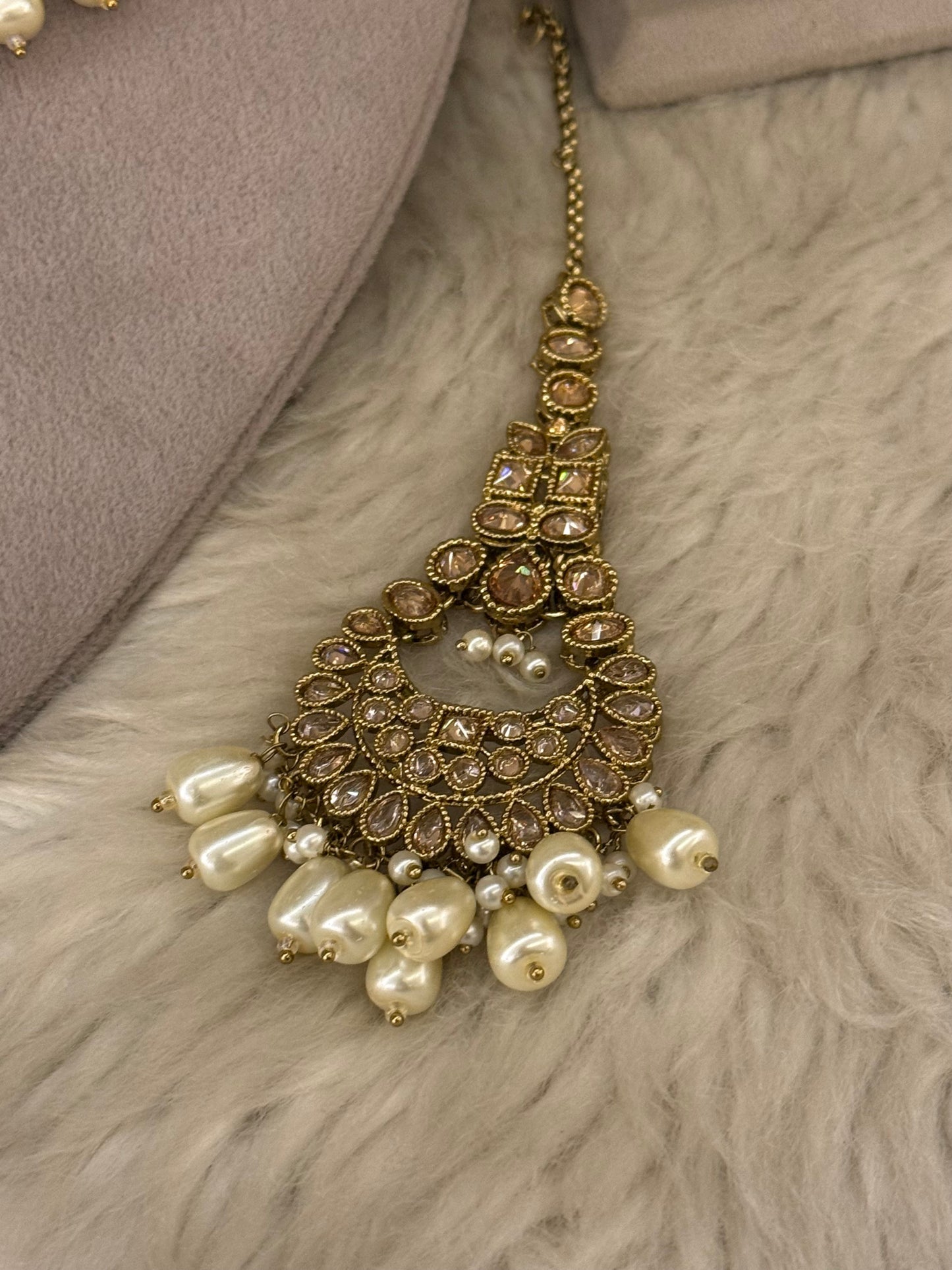 Goldplated bridal set-Bs86