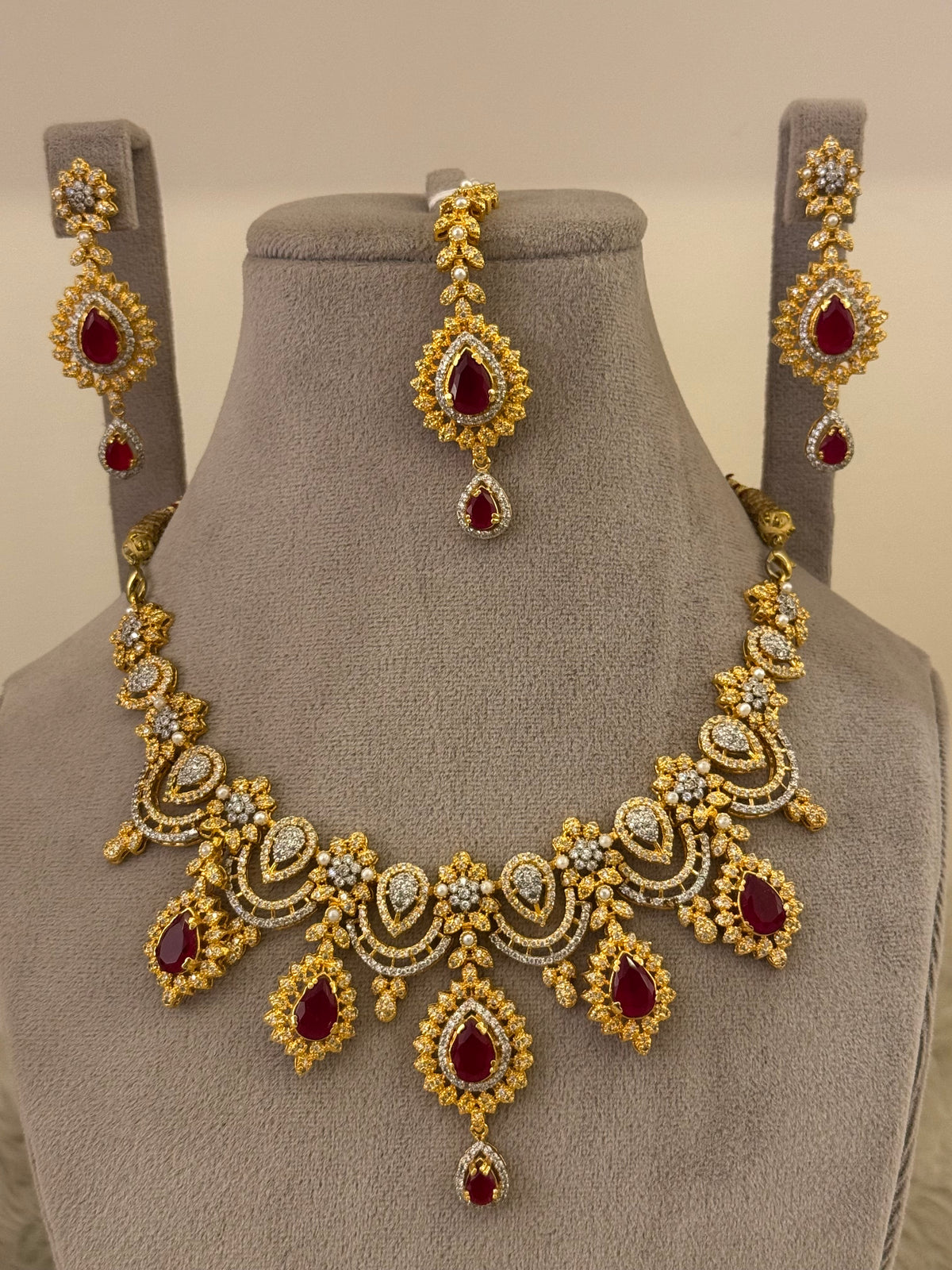 Goldplated bridal set-Bs90