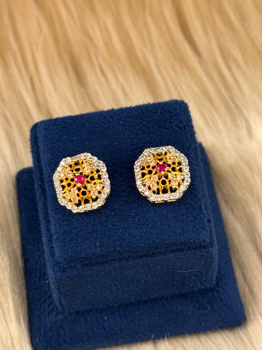 925 Silver GoldPlated Tops-STP97
