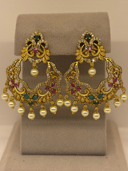 Gold Plated Earrings-Er72