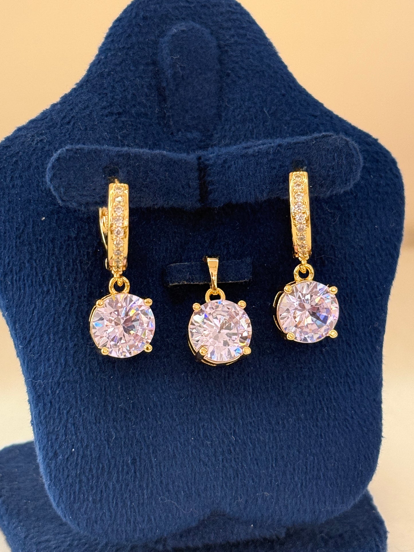 Goldplated Pendant Set-Ps80