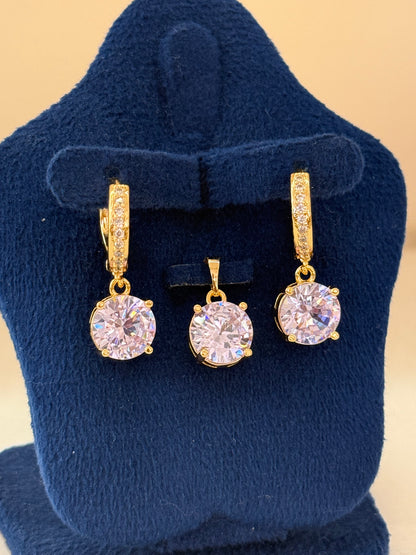 Goldplated Pendant Set-Ps80