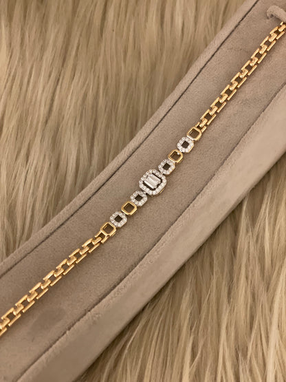 Goldplated Bracelet-Bs56