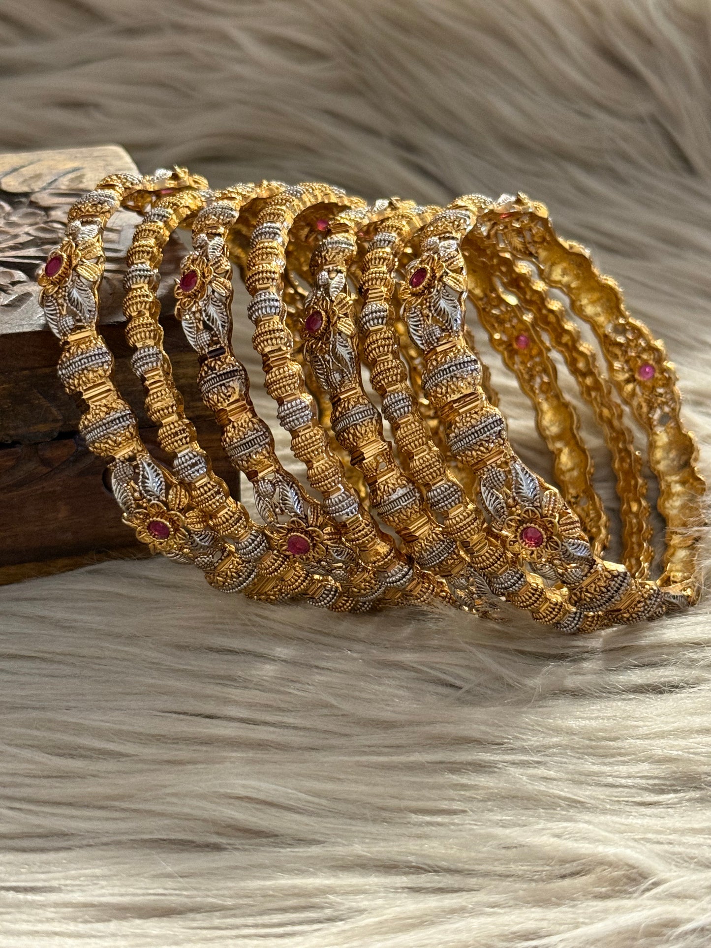 Goldplated Bangles-B51