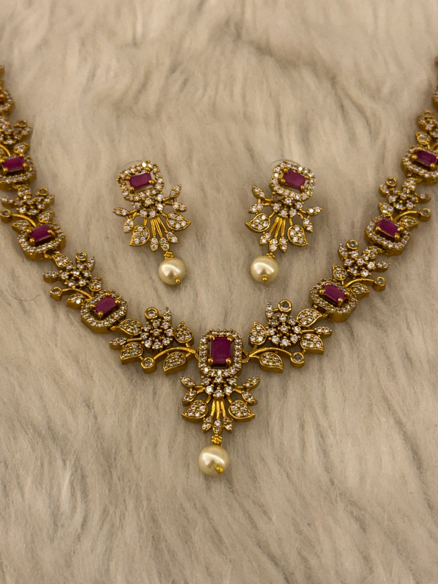 Goldplated Necklace Set-Ns61