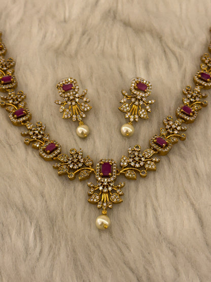 Goldplated Necklace Set-Ns61