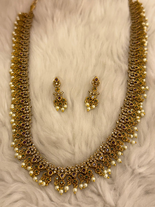 Gold Plated Mala Set-Ms4