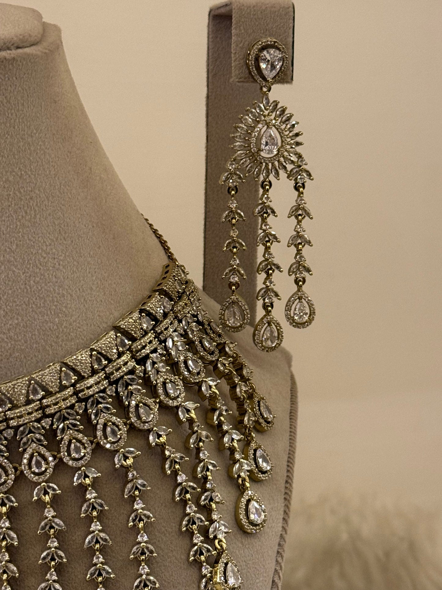 Goldplated bridal set-Bs89