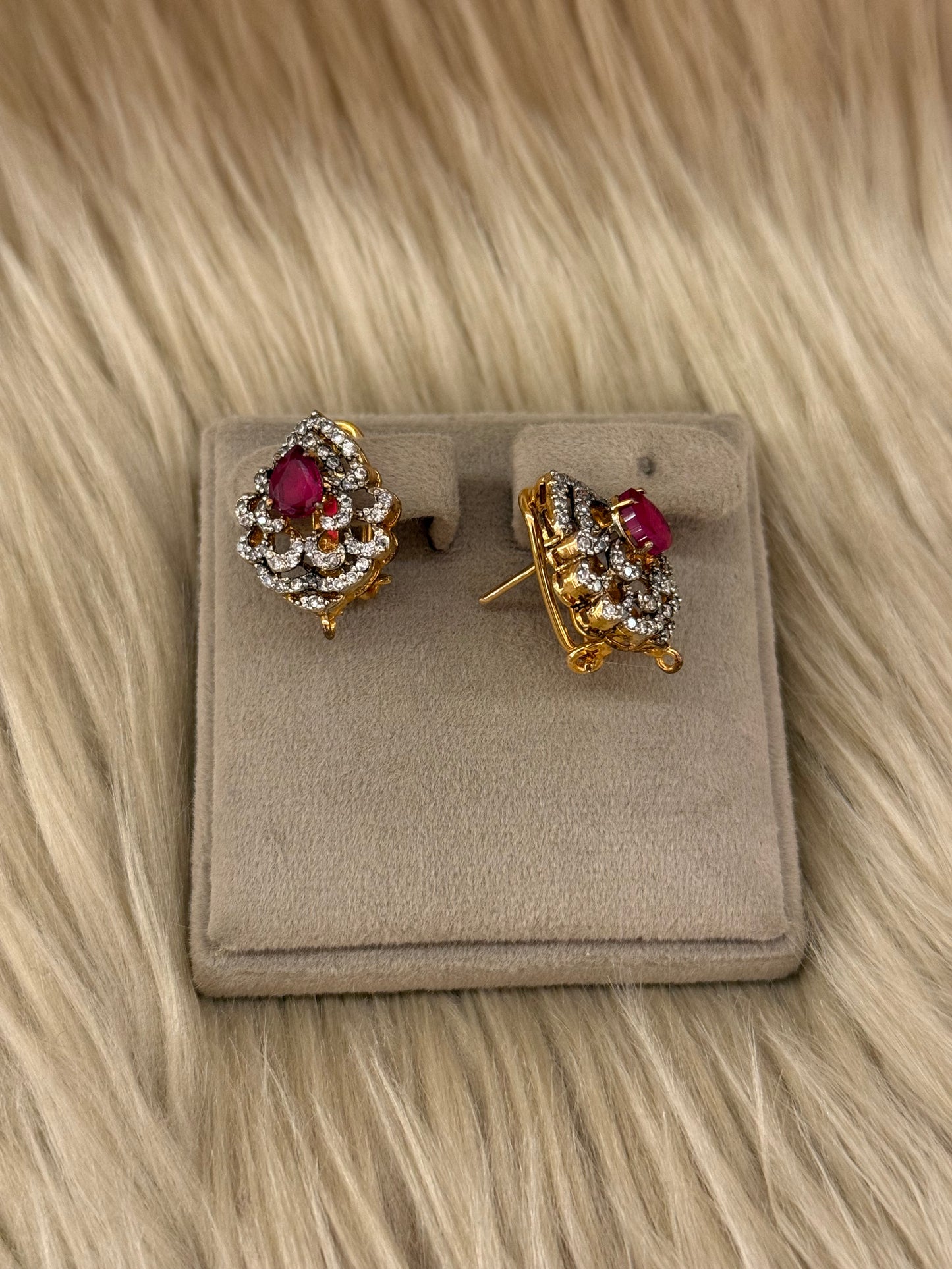 925 Silver GoldPlated Tops-STP139