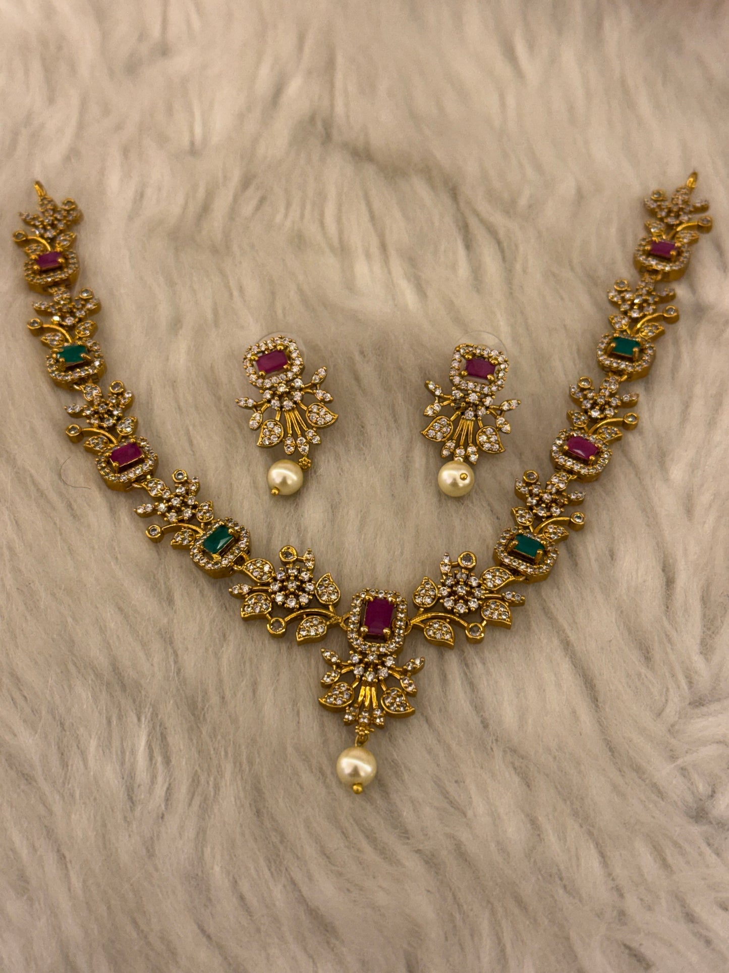 Goldplated Necklace Set-Ns61