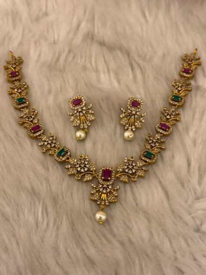 Goldplated Necklace Set-Ns61