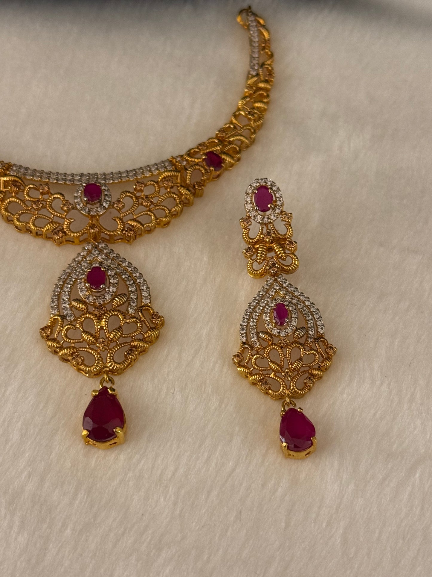 925 Necklace Set-SNS37