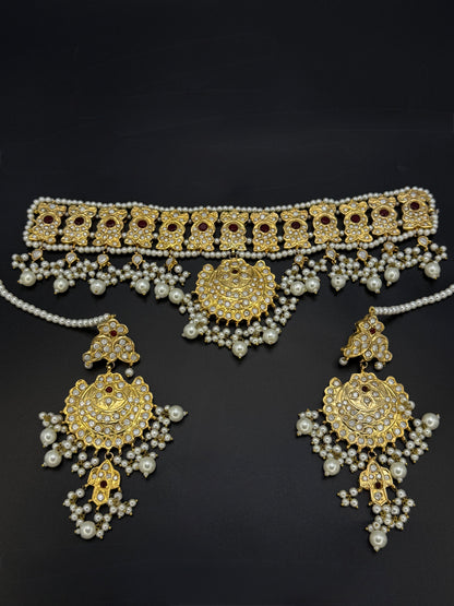 Royal Kundan Choker Set-Bs09