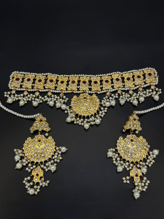 Royal Kundan Choker Set-Bs09