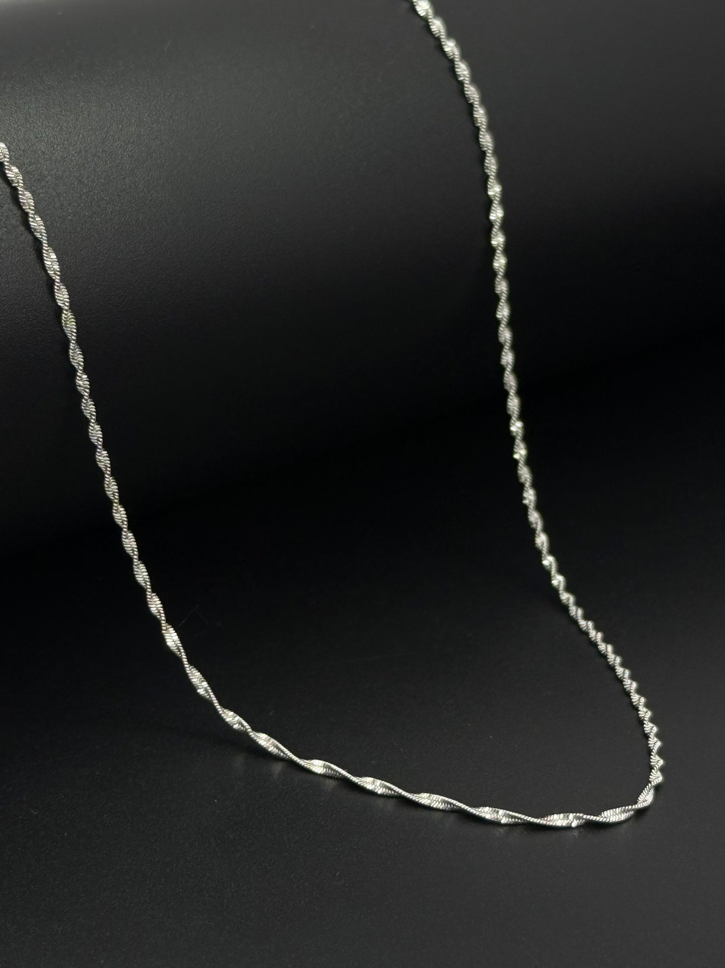 Rhodium Plated Chain-Ch7