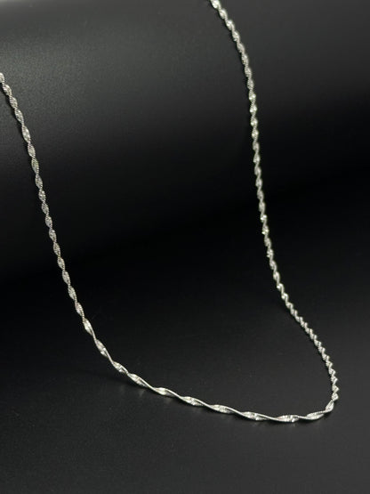 Rhodium Plated Chain-Ch7