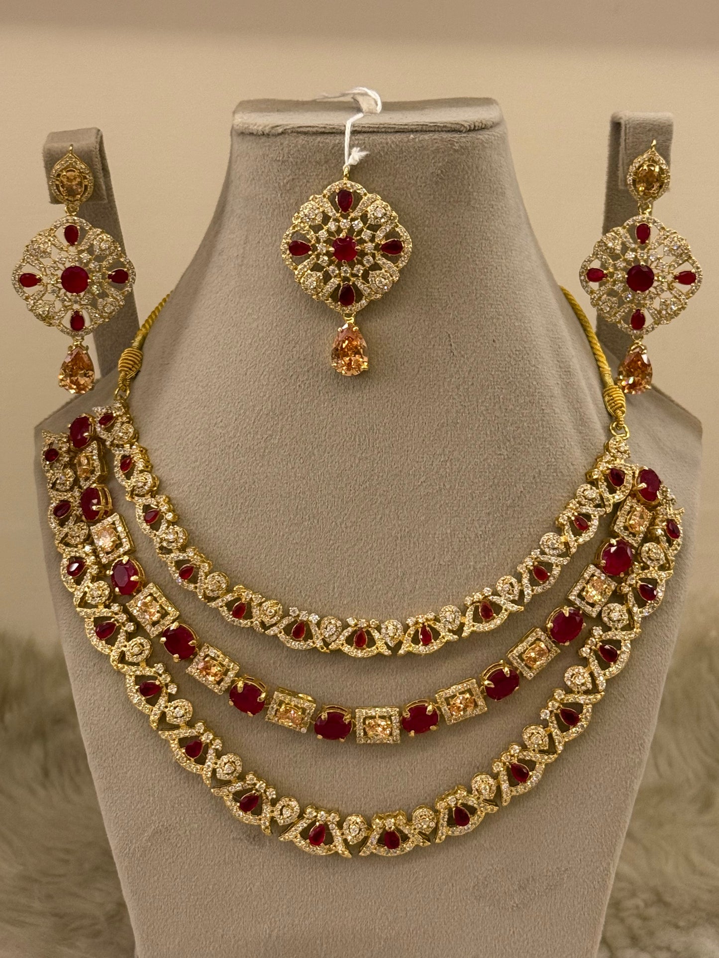 Goldplated Bridal Set-Bs83