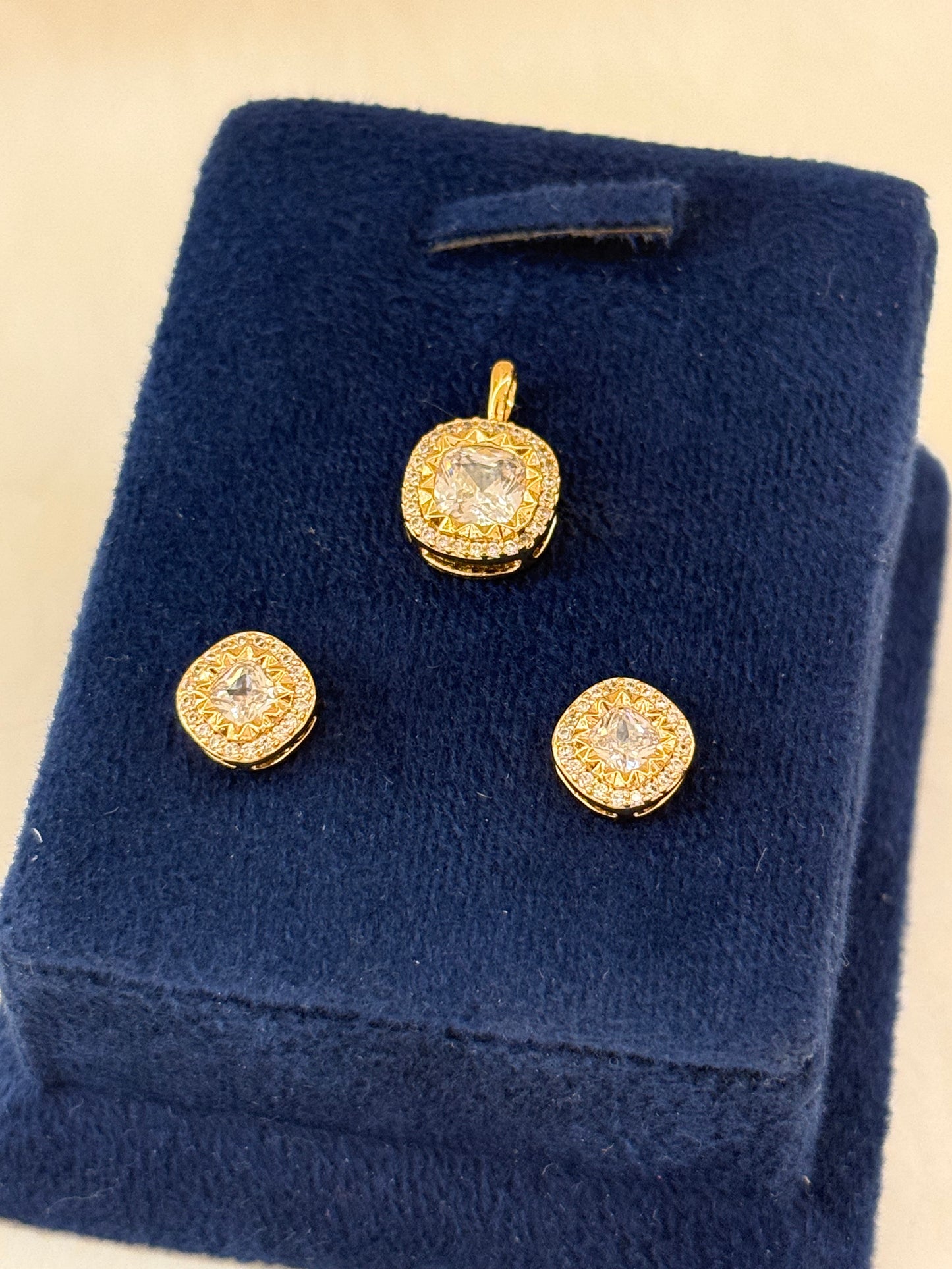 Goldplated Pendant Set-Ps84