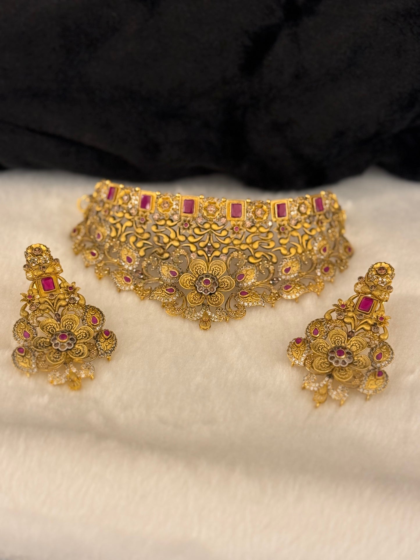 925 Silver Collar Set-SNS31