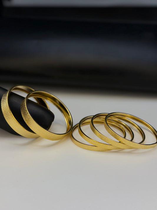 Gold Plated Bangles-B16