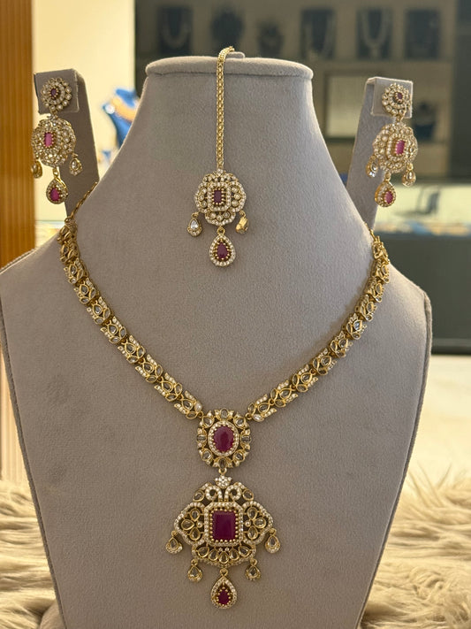 Goldplated Necklace Set-Ns118