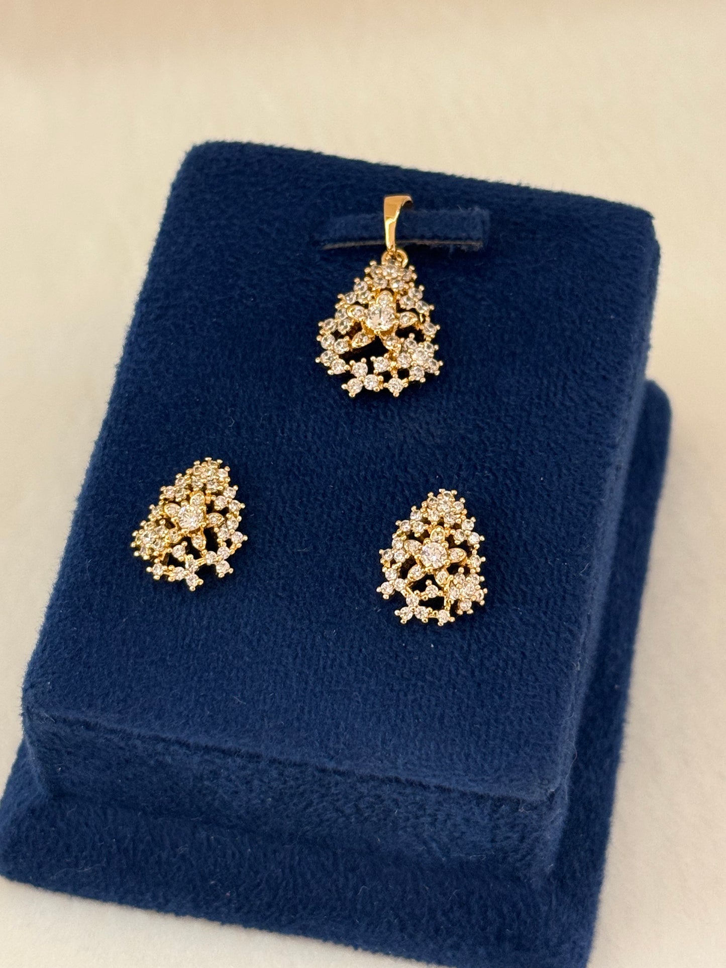Goldplated Pendant Set-Ps76