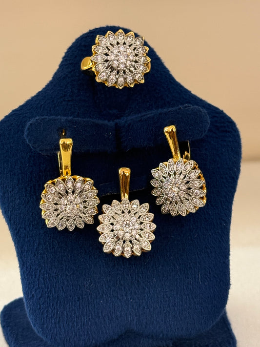 Goldplated Pendant Set-Ps75