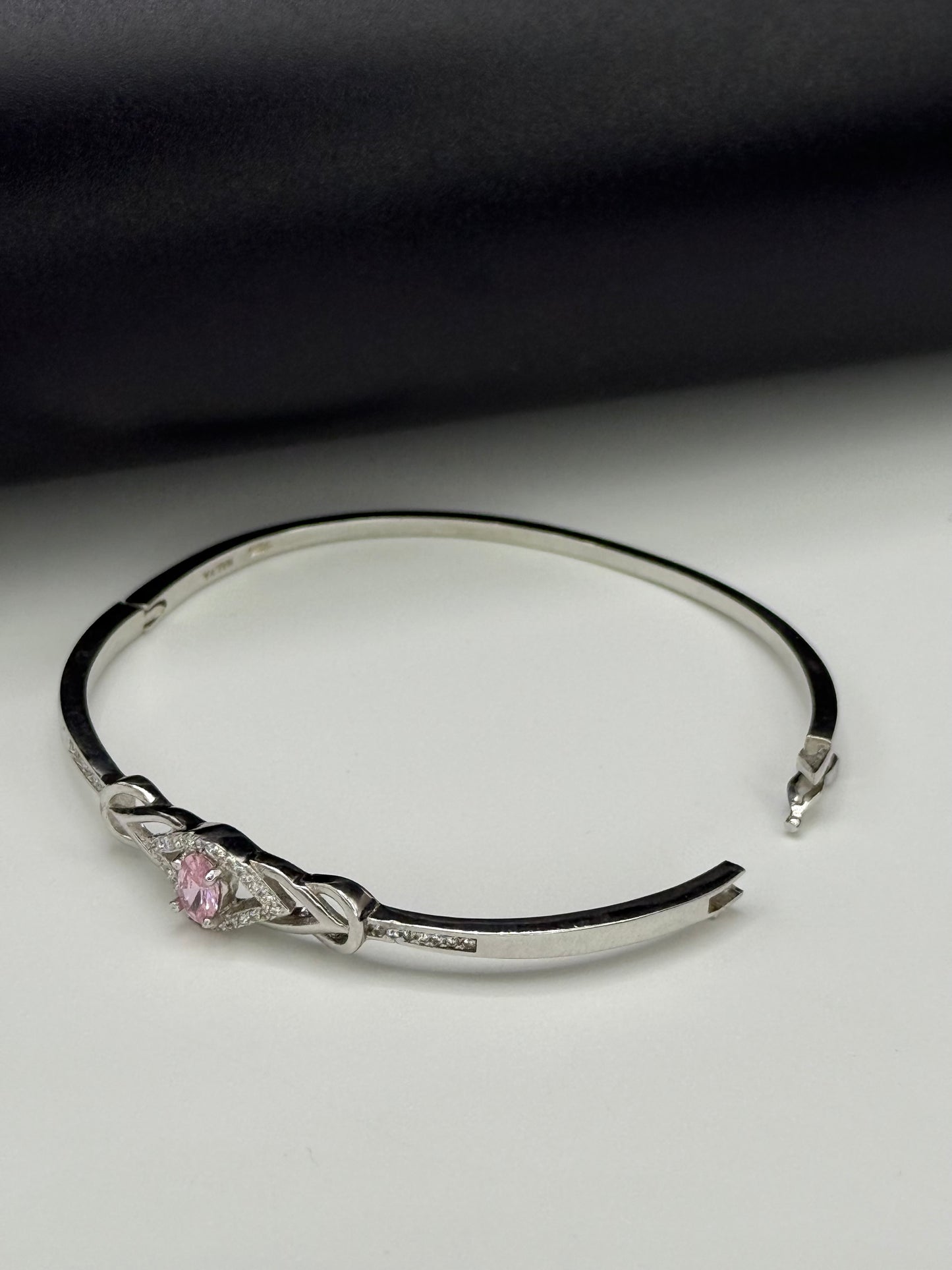 925 Blush Knot Cuff-Bs18