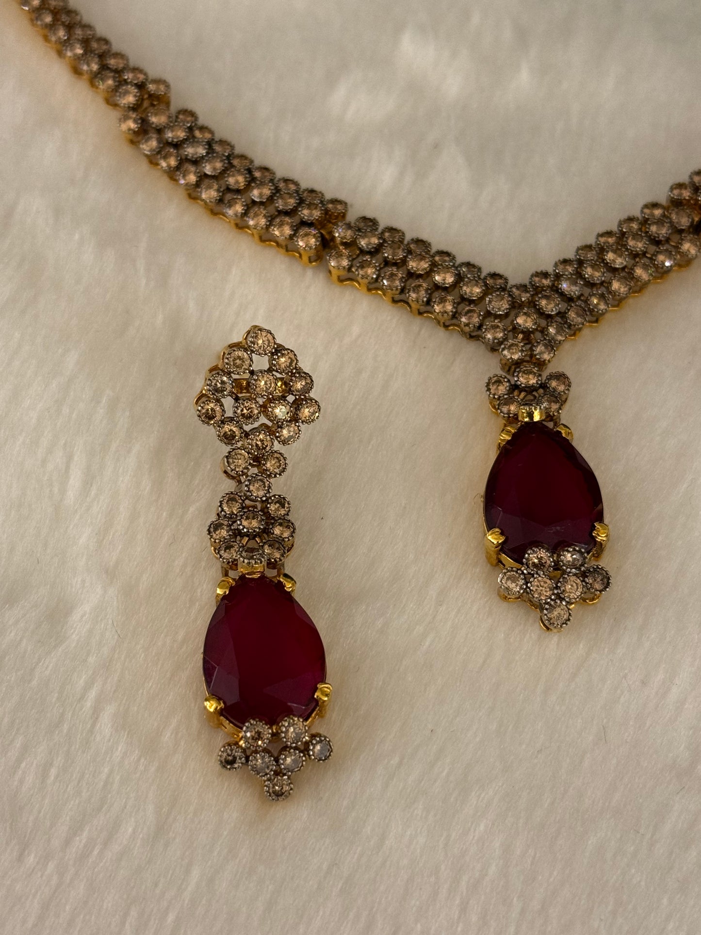 925 Necklace Set-SNS36