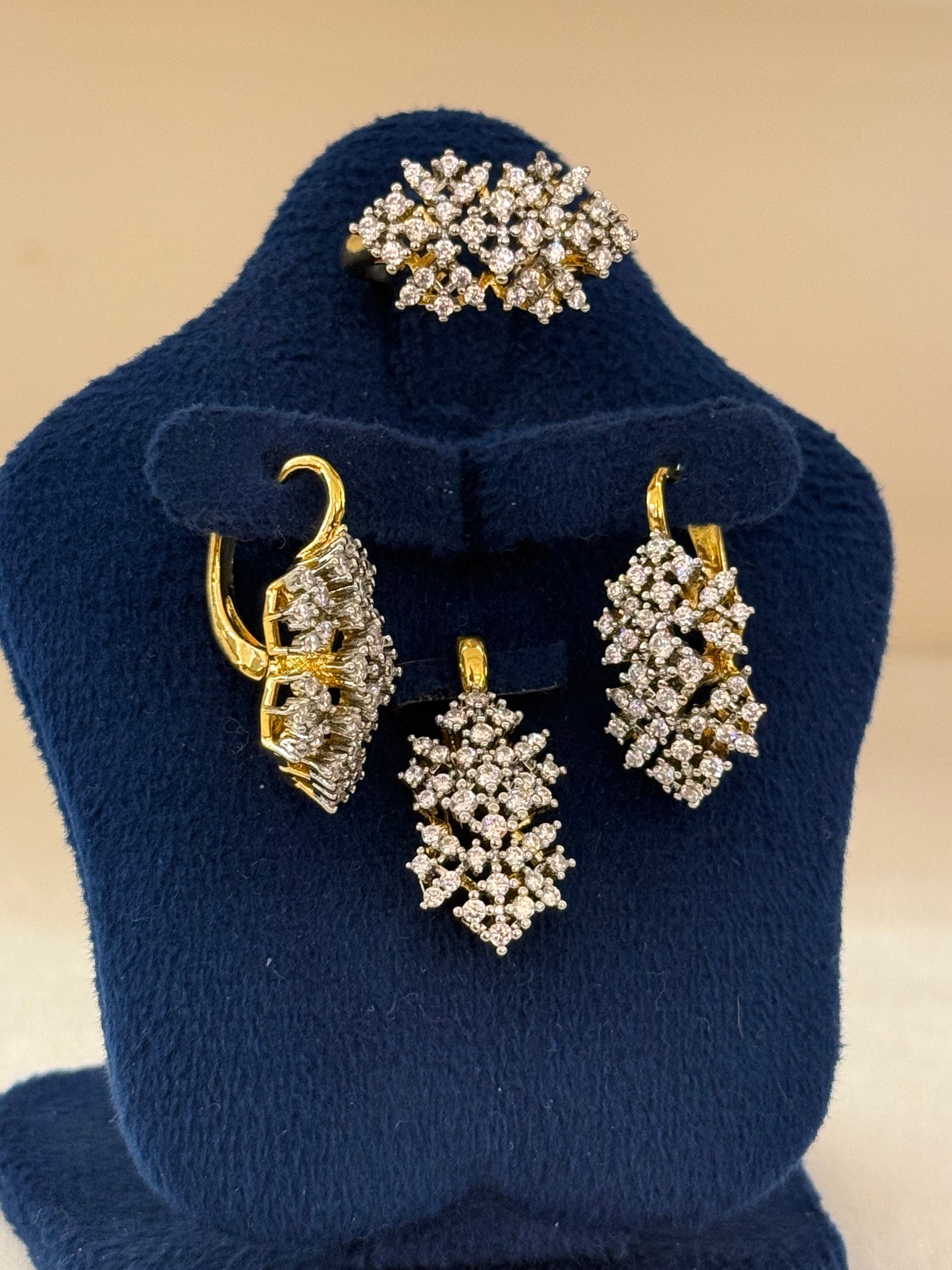 Goldplated Pendant Set-Ps74