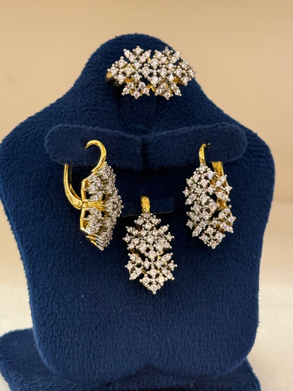 Goldplated Pendant Set-Ps74
