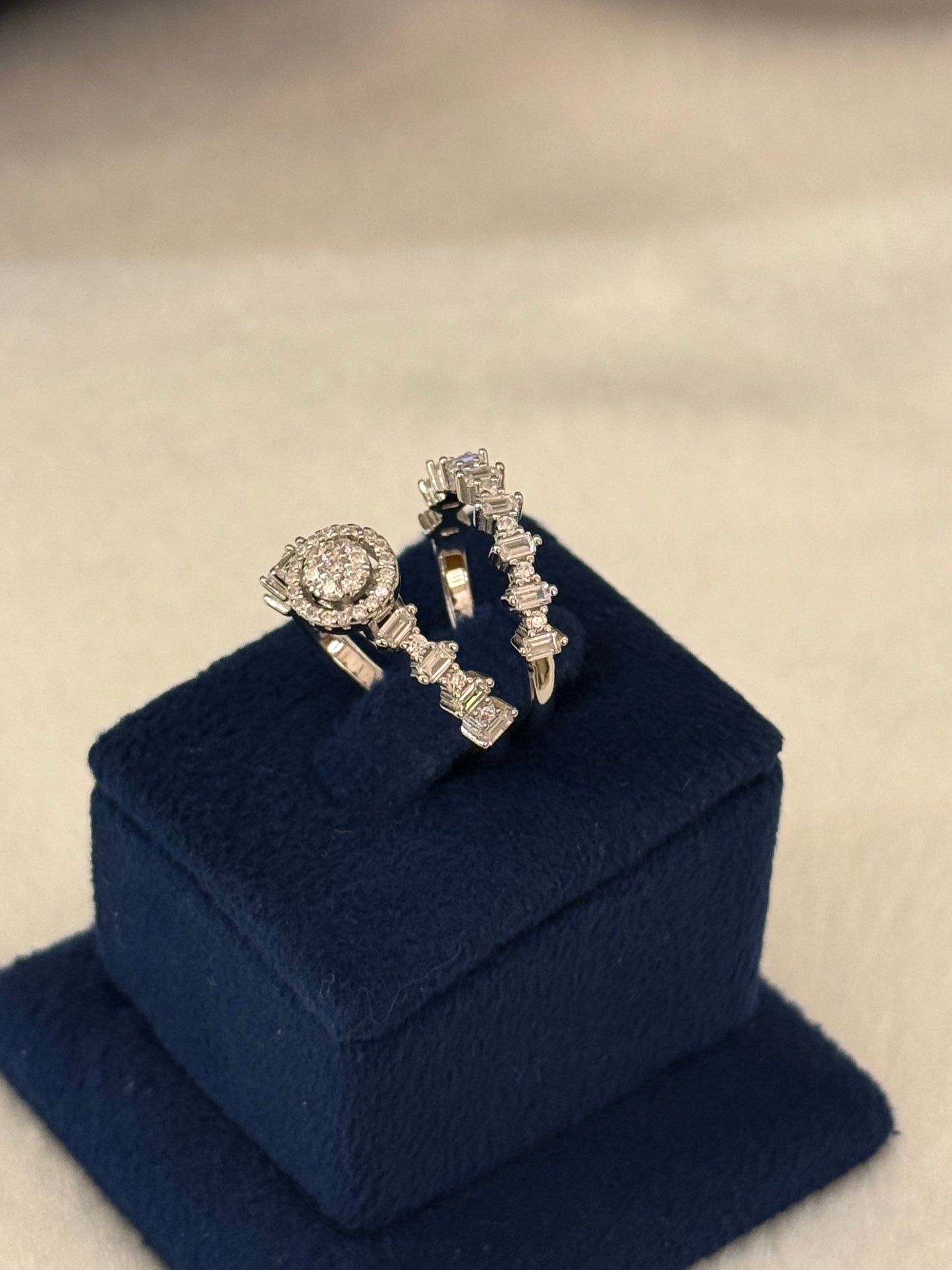 925 Silver Double Ring-Sr31