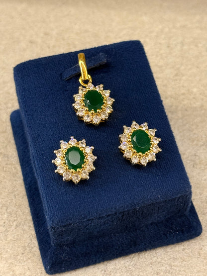 Goldplated Pendant Set-Ps58