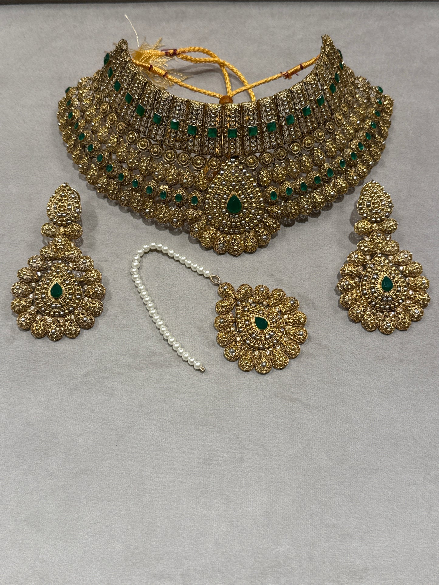 Emerald Majesty Bridal Set-Bs25