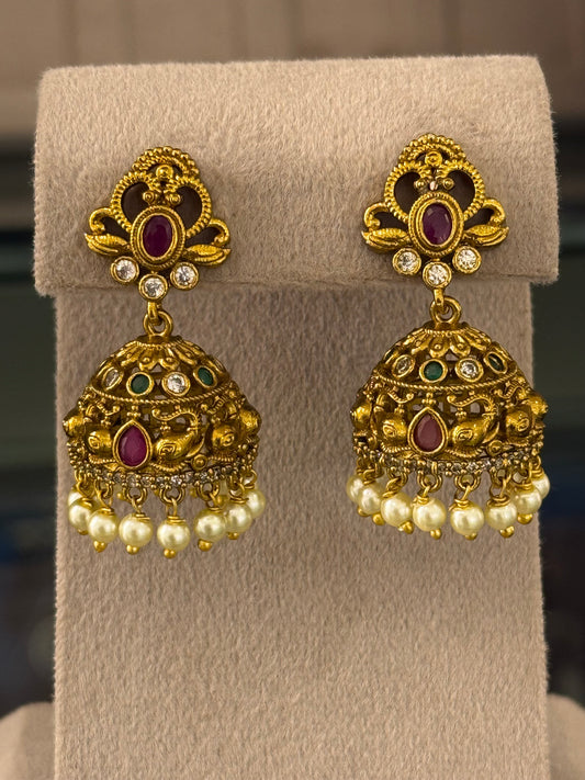 Gold Plated Earrings-Er65