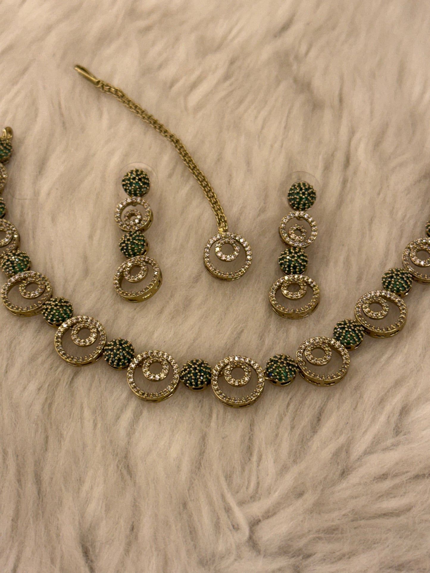 Goldplated necklace set-Ns63