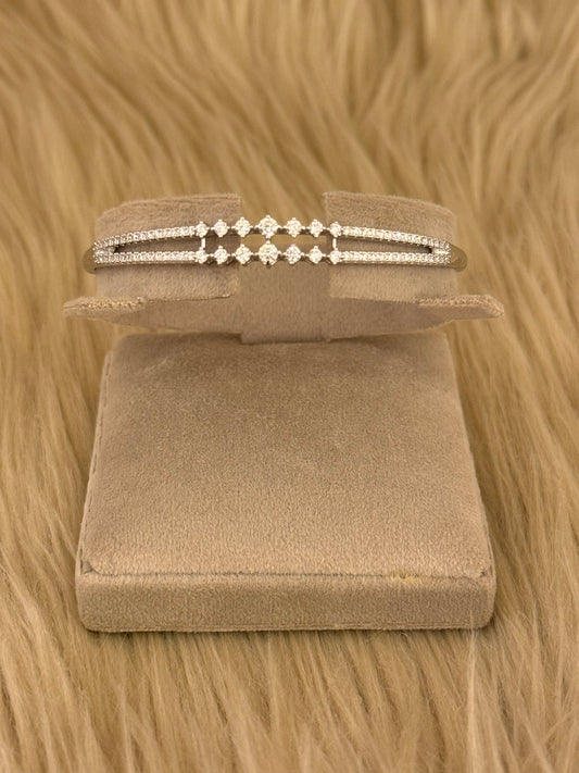 Rhodium plated Bracelet-Bs46