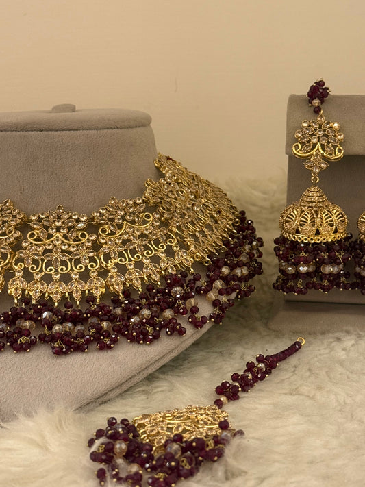 Goldplated Bridal Set-Bs87