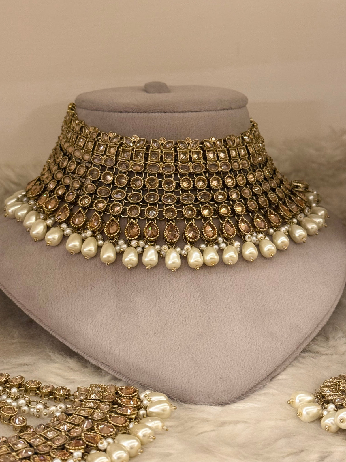 Goldplated bridal set-Bs86