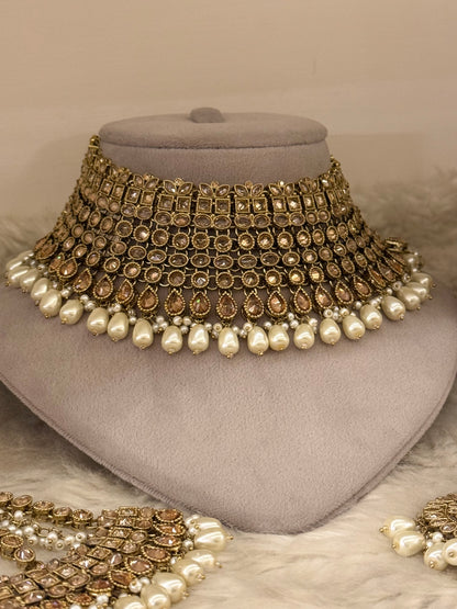 Goldplated bridal set-Bs86