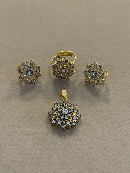 Goldplated Pendant Set-Ps34