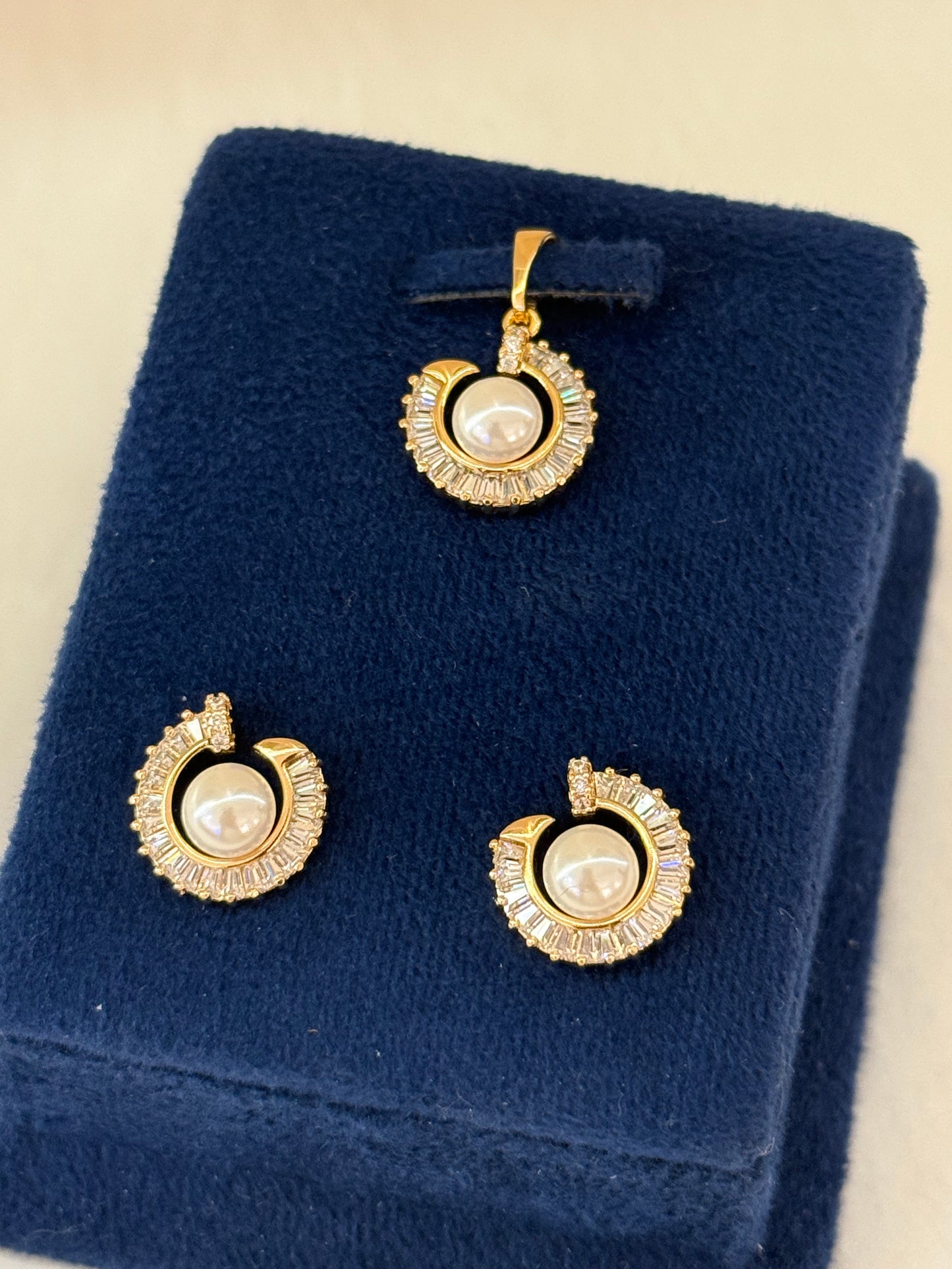 Goldplated Pendant Set-Ps89