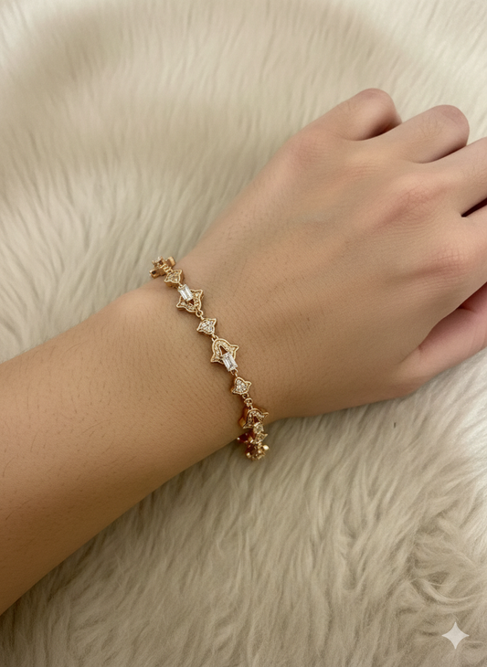 Goldplated bracelet-Bs23