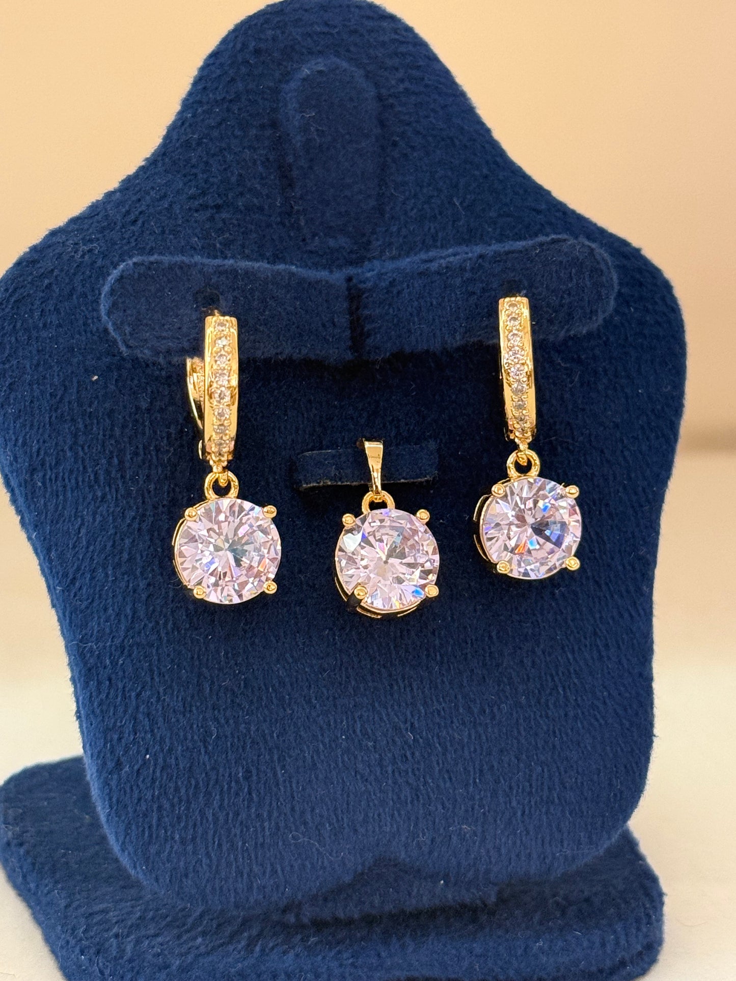 Goldplated Pendant Set-Ps80