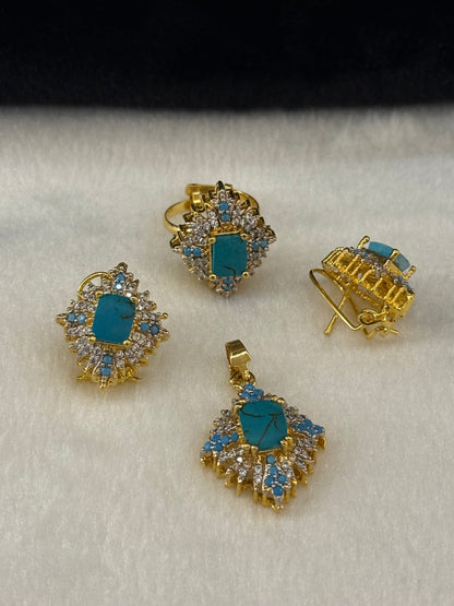 Goldplated Pendant Set-Ps53