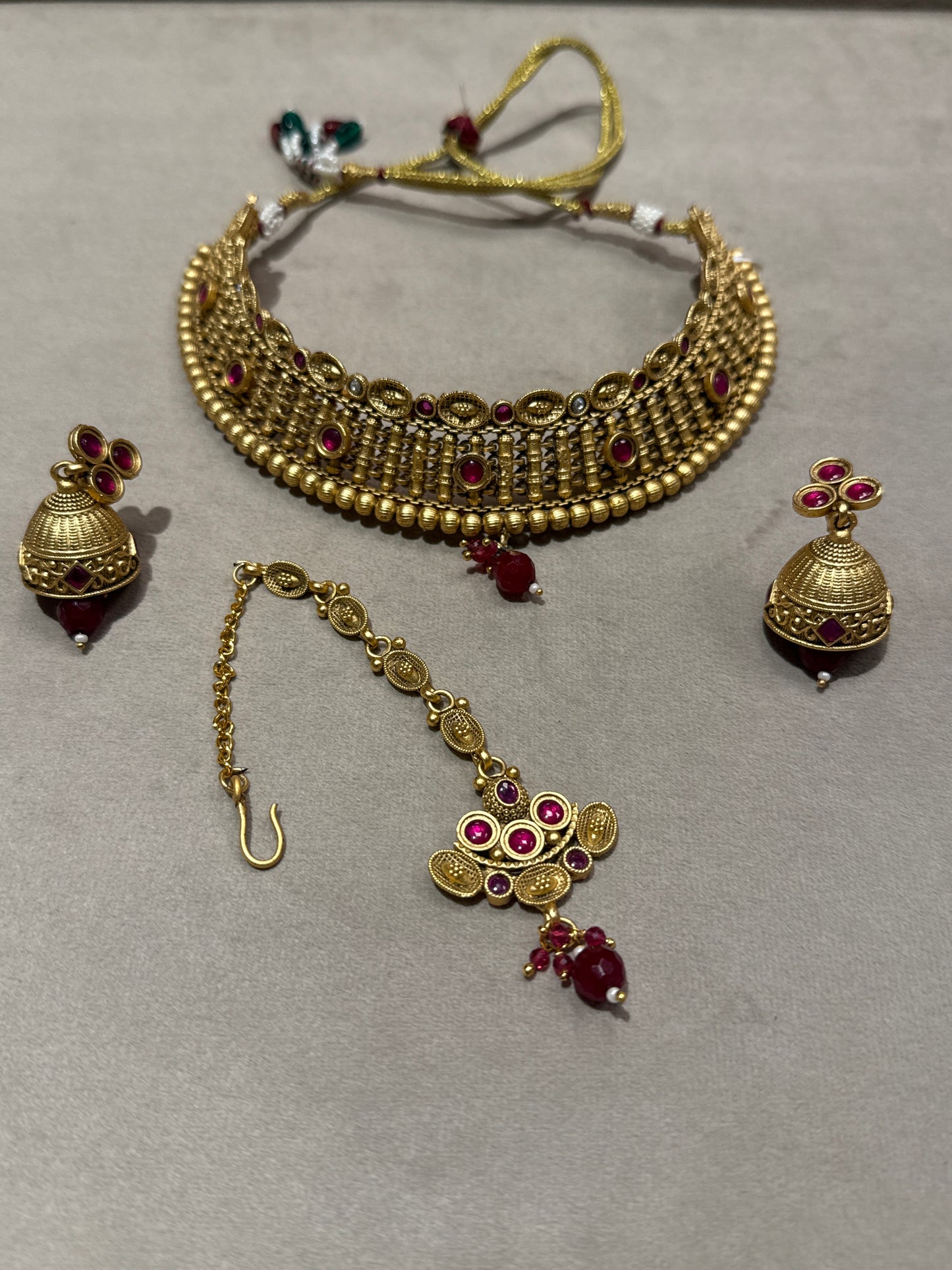 Ruby Regal Heritage Bridal Set-Bs29