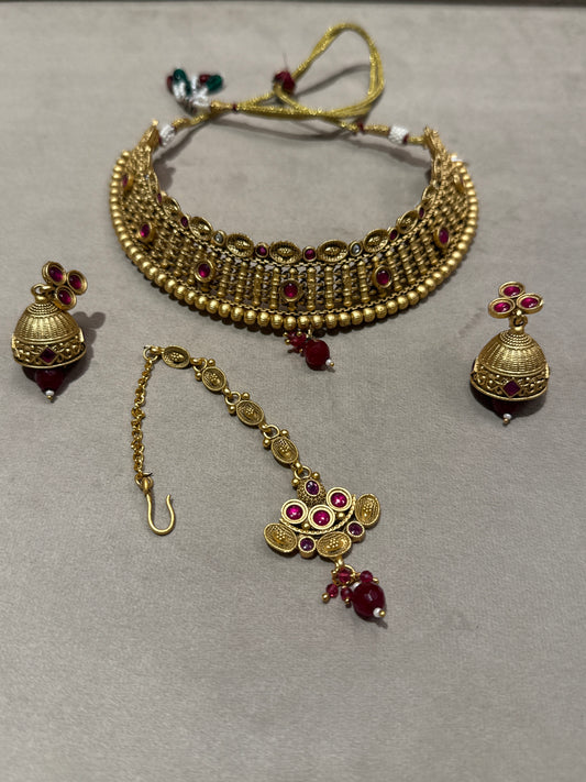 Ruby Regal Heritage Bridal Set-Bs29