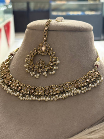 Goldplated Necklace Set-Ns100