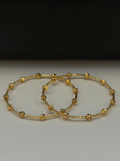 Gold Plated Bangles-B18