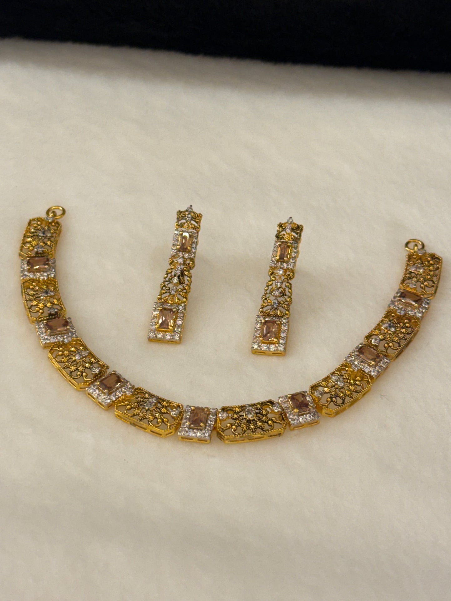 925 Goldplated Necklace Set-SNS56